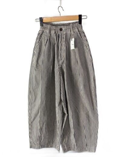 商品画像：STRIPES CIRCUS PANTS/ボトム/0/コットン/WHT/ストライプ/A12108-4 1