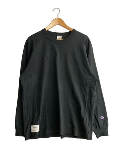商品画像：23aw/長袖Tシャツ/L/コットン/BLK/無地/C8-Z411// 1