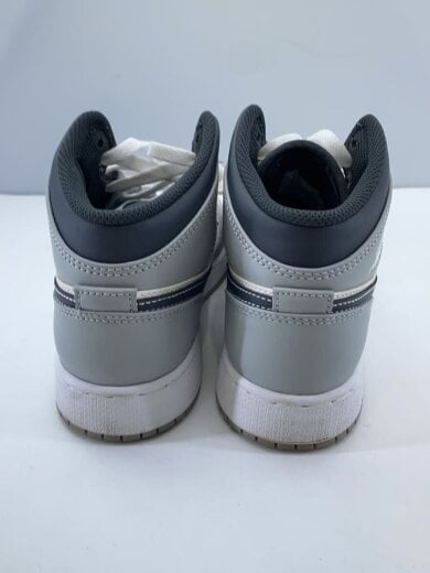 商品画像：AIR JORDAN 1 MID_エアジョーダン 1 ミッド/23.5cm/GRY/レザー 5
