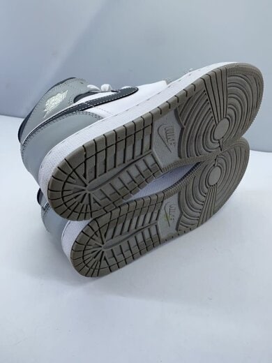 商品画像：AIR JORDAN 1 MID_エアジョーダン 1 ミッド/23.5cm/GRY/レザー 6