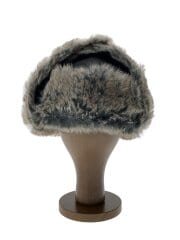 フライトキャップ/--/フェイクレザー/BLK/無地/メンズ/205791-22273