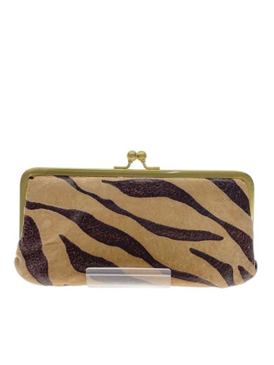 商品画像：Afd/長財布/豚革/BEG/アニマル/レディース 1