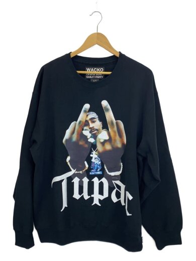 商品画像：2PAC HEAVY WEIGHT SWEAT SHIRT/XL/コットン/BLK/プリント 1