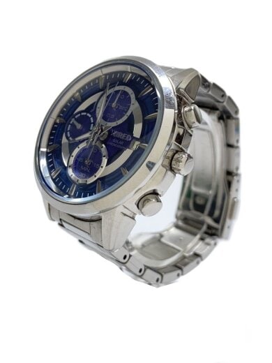 商品画像：クォーツ腕時計/アナログ/ステンレス/BLU/SLV/SS/V176-0AK0 2