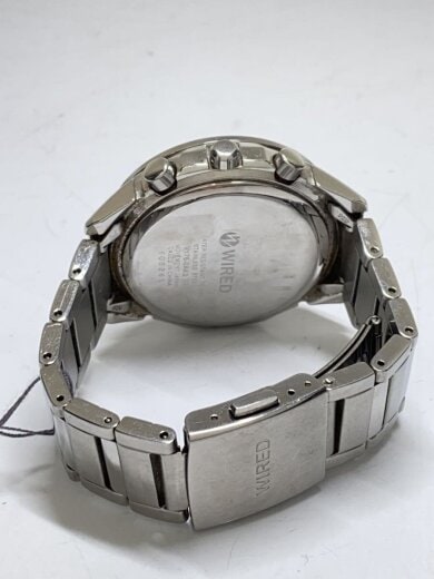 商品画像：クォーツ腕時計/アナログ/ステンレス/BLU/SLV/SS/V176-0AK0 4