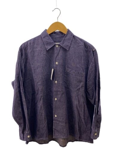 商品画像：長袖シャツ/3/コットン/NVY/Q03-02005 1