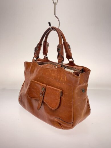商品画像：ハンドバッグ/レザー/BRW 2