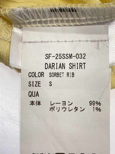 商品画像：長袖シャツ/S/レーヨン/YLW/無地/SF-25SSM-032 4