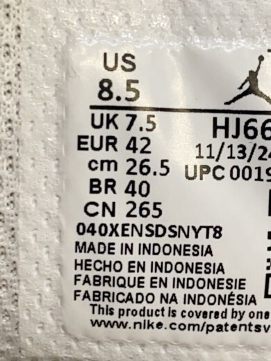 商品画像：ハイカットスニーカー/26.5cm/WHT/HJ6654-100 5