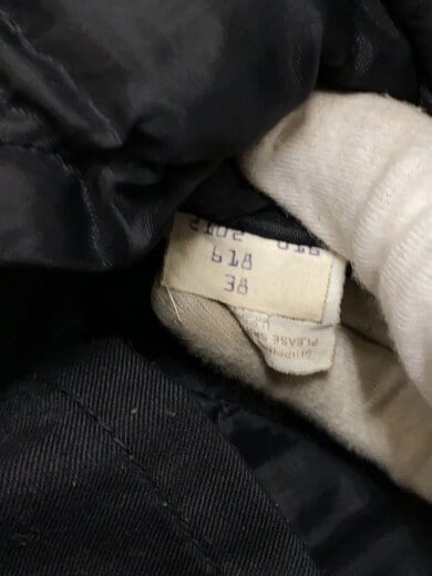 商品画像：ダブルライダースジャケット/38/レザー/BLK/2102 01680s/右ポケットジッパープル無 4