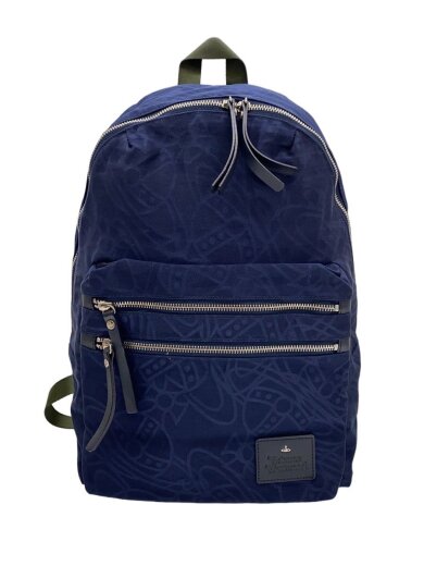 商品画像：リュック/ナイロン/NVY/総柄 1