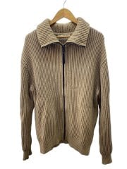 カーディガン(厚手)/M/コットン/BEG/FN-MN-KNIT000244