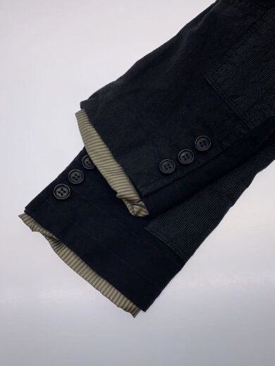 商品画像：ジャケット/M/コットン/BLK/ストライプ/HQ-C005 5