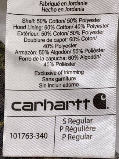 商品画像：パーカー/S/コットン/KHK/カモフラ/101763-340 4