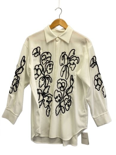 商品画像：長袖シャツ/--/ポリエステル/WHT/25-050-410-0028-1-0 1