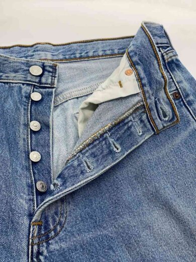 商品画像：ストレートパンツ/32/デニム/IDG/無地/501-0114 3