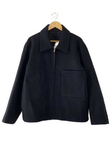 商品画像：HEAVY WOOL MELTON/ジャケット/コート/L/ウール/BLK/579-1210003// 1