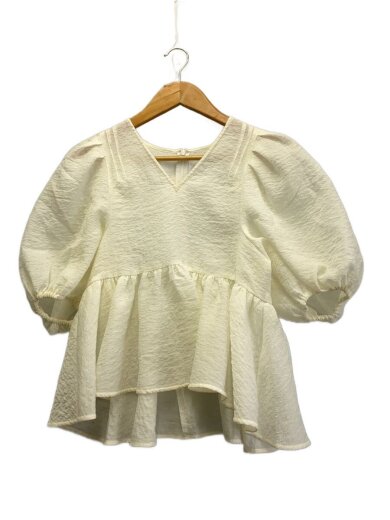 商品画像：半袖ブラウス/--/ポリエステル/WHT/25-051-240-5051-2-0// 1