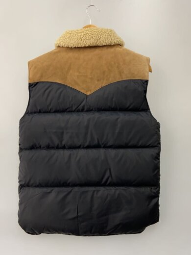 商品画像：ダウンベスト/S/ナイロン/BLK/無地/788560155004// 2