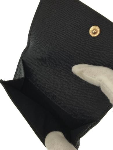 画像：COACHスモールフラップウォレット/三つ折り財布/レザー/NVY/397375