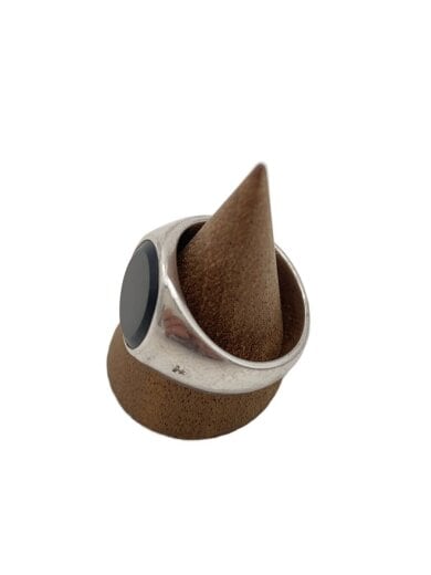 商品画像：リング/SV925/カラーストーン/BLK/メンズ 2