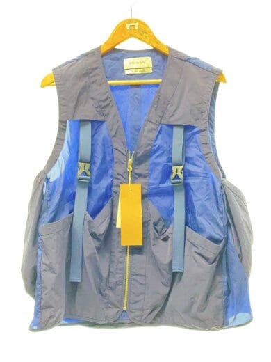 商品画像：ベスト/M/ナイロン/NVY/無地/668-4125204 1