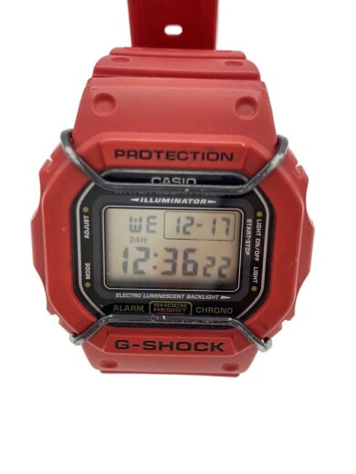 商品画像：クォーツ腕時計・G-SHOCK/デジタル/ラバー/CLR/RED 1