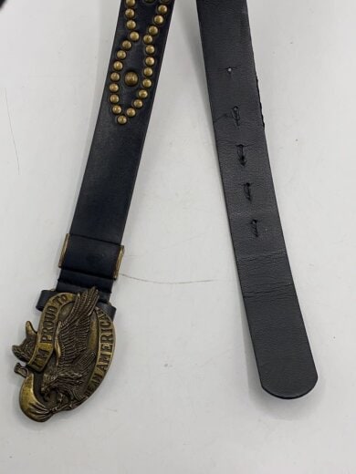 商品画像：ベルト/レザー/BLK/メンズ 2