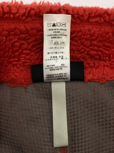 商品画像：フリースベスト/M/ポリエステル/RED/無地/23047FA12 4