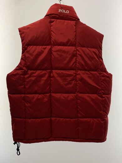 商品画像：ダウンベスト/M/ポリエステル/RED/無地 2