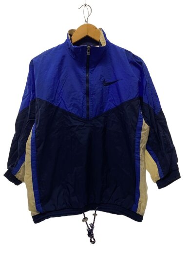 商品画像：ナイロンジャケット/M/ナイロン/BLU/無地 1