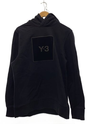 商品画像：SQUARE LOGO HOODIE/パーカー/S/コットン/BLK/HB3322 1