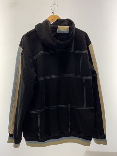 商品画像：ジップパーカー/L/コットン/BLK/無地 2