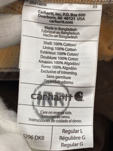 商品画像：長袖シャツ/L/コットン/BRW/無地 5