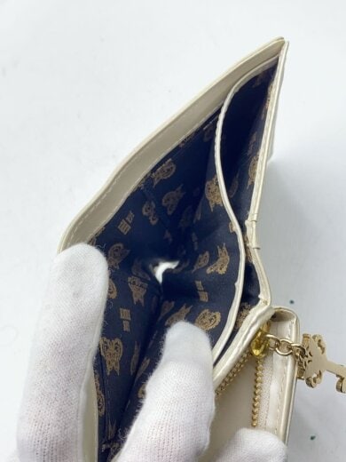 商品画像：2つ折り財布/牛革/YLW/無地/レディース/313985 7