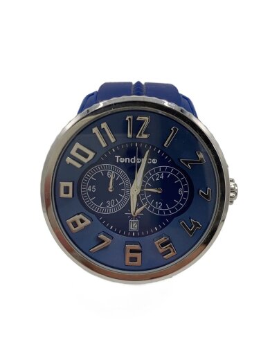 商品画像：クォーツ腕時計/アナログ/ラバー/BLU 1