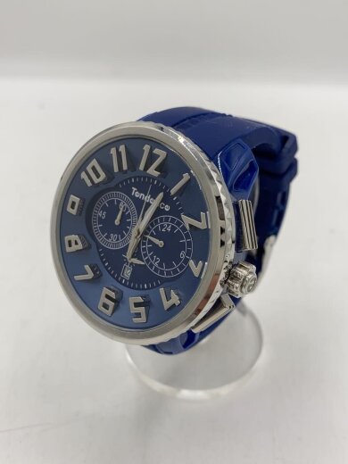 商品画像：クォーツ腕時計/アナログ/ラバー/BLU 2