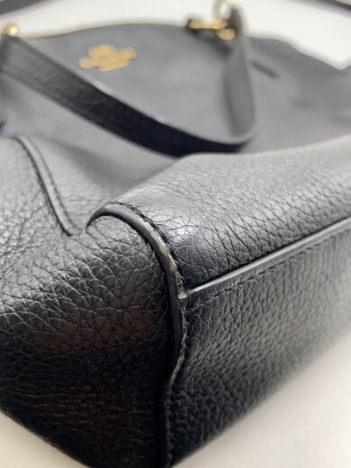 商品画像：ショルダーバッグ/レザー/BLK/無地/F28993 7