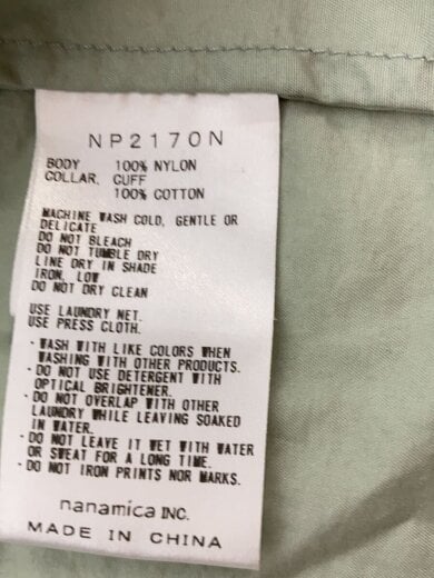 商品画像：トップス/L/ナイロン/GRN/無地/NP2170N 4