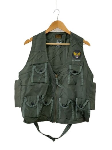 商品画像：ナイロンベスト/M/ナイロン/KHK/無地/MIL-V-587SA 1