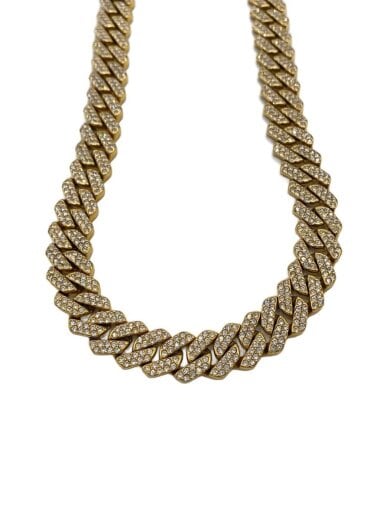 商品画像：ネックレス/--/カラーストーン/GLD/トップ無/メンズ 1