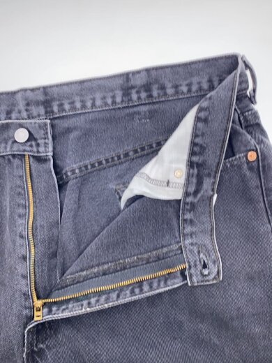 商品画像：550/リラックスフィットジーンズ/ストレートパンツ/42/コットン/BLK/無地/00550-260 3