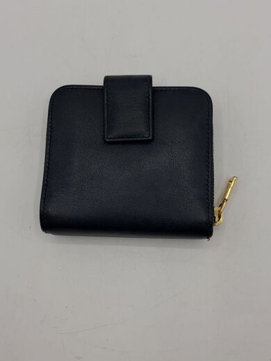 商品画像：2つ折り財布/レザー/BLK/無地/メンズ/MRT352906Y・0718// 2