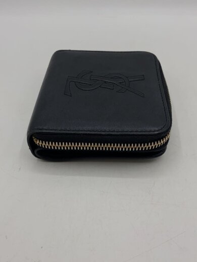商品画像：2つ折り財布/レザー/BLK/無地/メンズ/MRT352906Y・0718// 5
