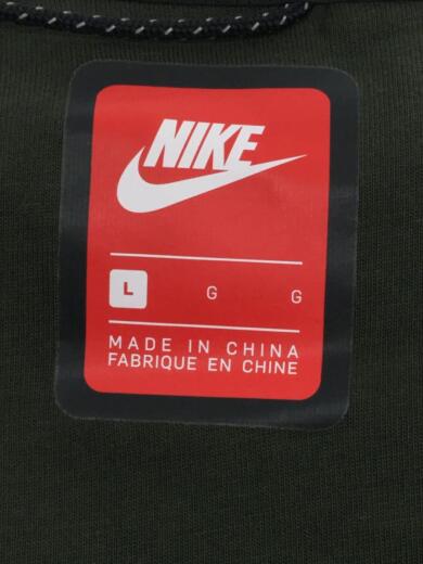 画像：NIKE886156-355/ジップパーカー/L/コットン/KHK/無地3