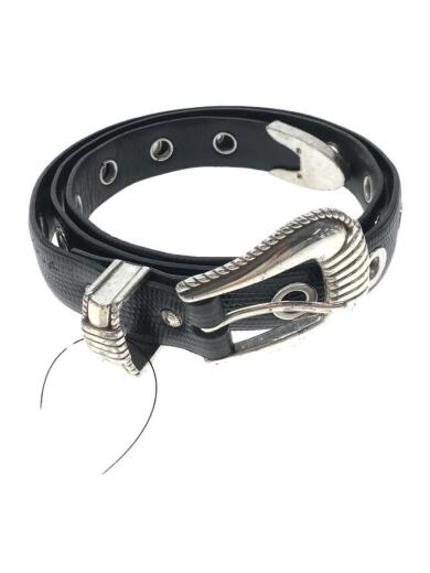 画像：TOGAベルト/レザー/BLK/メンズ1