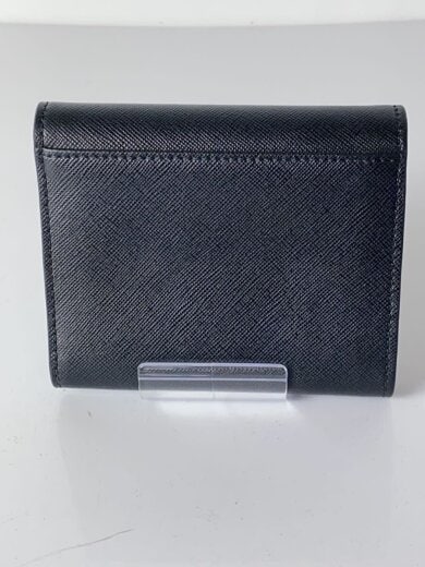 商品画像：3つ折り財布/PVC/BLK/レディース 2