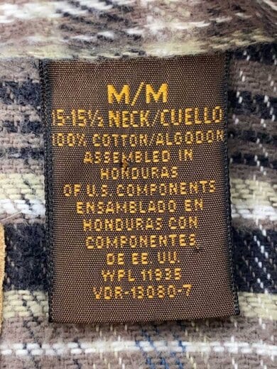 商品画像：ネルシャツ/M/コットン/BRW/チェック 4