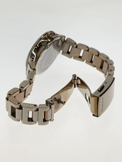 商品画像：ソーラー腕時計・SHEEN/アナログ/WHT/SLV 4