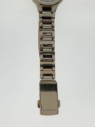 商品画像：ソーラー腕時計・SHEEN/アナログ/WHT/SLV 5